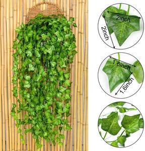 Tanaman Daun Ivy Buatan, Hiasan Dinding untuk Rumah, Dapur, Taman, Kantor, Pernikahan - Product Image 3
