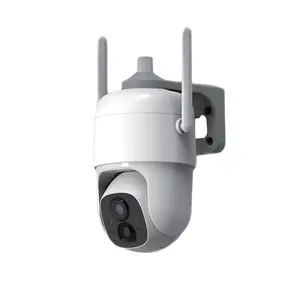 Tuya Human Detect Double Screen Smart Camera Outdoor Waterproof Solar Camera CCTV Security System