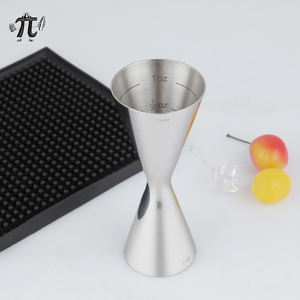 Thanh Công Cụ Tái Sử Dụng Thép Không Gỉ Đo Jigger Nhật Bản Mỏng Hai Mặt Cocktail Jigger Với Ml/Oz Quy Mô Bên Trong - Product Image 5