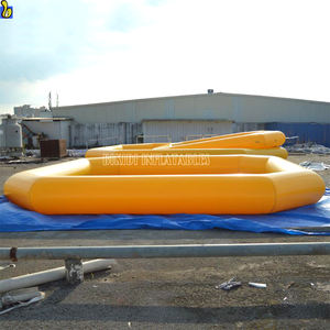 Vente chaude 0.9mm Jaune PVC Piscine Gonflable Pour Le Jeu De L'eau, Piscine Gonflable Pour Parc - Product Image 2