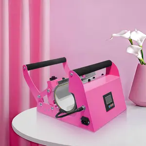China warehouse supply pink white mint colors 40oz sublimation tumbler heat press machine for 40oz car travel tumbler