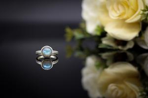 Bague élégante en argent sterling 925 avec pierre précieuse labradorite de qualité supérieure, sertie en bélière, sans nickel, bijoux unisexe pour mariage et fête - Product Image 3