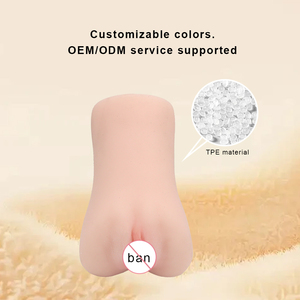 Bán buôn hậu môn TPE masturbators <span class=keywords><strong>Latex</strong></span> nam Dual Channel masturbators Đồ chơi tình dục thủ dâm máy bay cup Nam Túi âm hộ - Product Image 5