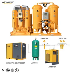 AirHorse alta pureza 99.999% generador de oxígeno Industrial máquina generadora de nitrógeno para corte por láser/corte de Metal