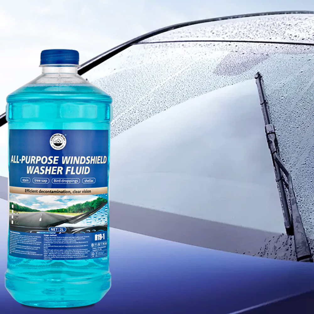 Winter Windshield De-Icer Fluid - Works Down To -32°F For Ice-Free Driving