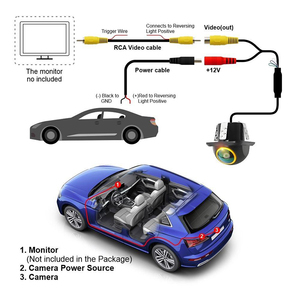 Caméra de <span class=keywords><strong>Recul</strong></span> OEM CVBS Métallique de Sécurité, pour Vue Arrière et Latérale de Voiture - Product Image 6