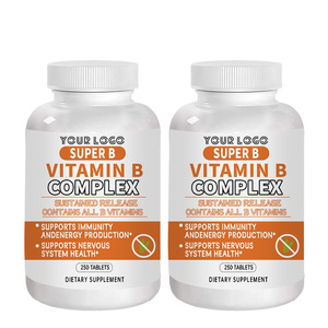 <span class=keywords><strong>Super</strong></span> <span class=keywords><strong>B</strong></span> Vitamin <span class=keywords><strong>B</strong></span> <span class=keywords><strong>Complex</strong></span> Tabletas de liberación sostenida Apoya el sistema nervioso, la función cerebral saludable Producción de energía - Product Image 3