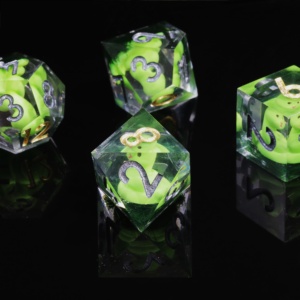 Mini Hành Tinh Nhựa Tùy Chỉnh Đa Diện Ttrpg Bảng Trò Chơi Rồng & Dungeon Handmade D6 D20 Nhà Máy Bán Buôn Dice Dnd Dice Set - Product Image 2