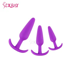 Sexbey 2024 Top sell Set for Couples Adult Couples Silicone Butt Plug Tail Crystal Sex Shop Sex toy Anal plug for men and women