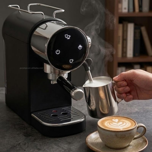 เครื่องชงกาแฟเอสเพรสโซกึ่งอัตโนมัติ พร้อมฟังก์ชั่นทำฟองนม  หน้าจอสัมผัสควบคุมแรงดันไอน้ำ 15/19/20 บาร์  ชงได้หนึ่งหรือสองถ้วย พร้อมฟังก์ชั่นอุ่นแก้ว - Product Image 6