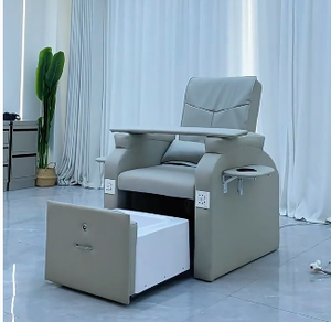 Sillón de Pedicura para Salón de Uñas con Bañera sin Tuberías para Masaje de Pies, Asiento y Respaldo Eléctricos Ajustables para el Cuidado de los Pies y el Arte de las Uñas - Product Image 4