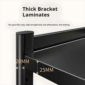 ステンレス鋼キッチン収納キャビネット電子レンジ棚オーガナイザー - Product Image 5