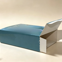 Boîte d'emballage personnalisée pour soins de la peau avec insert en mousse de papier, logo en feuille d'or, boîte pliante de luxe, boîte cadeau cosmétique
