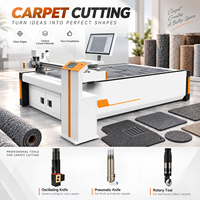 Machine de découpe de tapis à couteau oscillant CNC, découpeuse numérique pour tapis, moquettes et revêtements de sol
