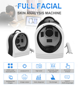 เครื่องวิเคราะห์ผิวหนังแบบพกพา Dermatoscope ราคาประหยัด กล้องสแกนผิวหน้า Magic Mirror ตรวจสอบใบหน้า วิเคราะห์ความชุ่มชื้นแบบ 3 มิติ อุปกรณ์ความงาม - Product Image 1