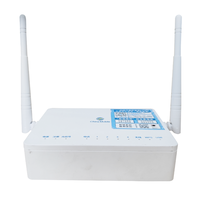 Modem Fiber Optik FTTH Bekas KMD F663NV9 GPON ONU 2GE+2FE+1TEL 2.4G Wi-Fi dengan Dukungan OMCI POE IP, Garansi 3 Tahun