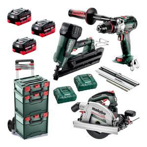 Metabos AU68307850 220-240V 5.5Ah Kit Inalámbrico con Batería de Iones de Litio, Taladro de Impacto de Una Velocidad, Uso Industrial/DIY, OEM, 3 Años de Garantía - Product Image 4
