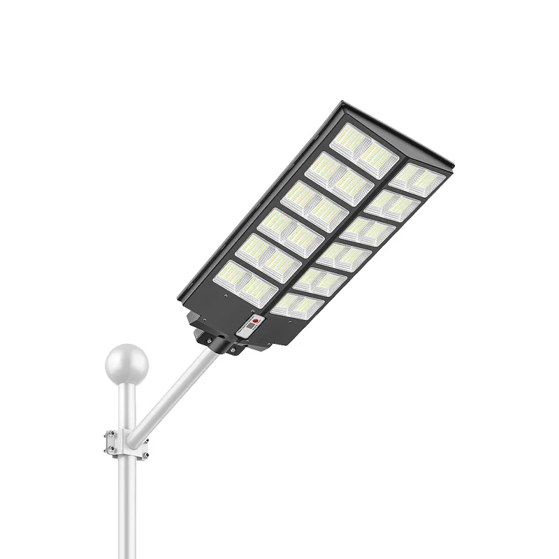 Lampadaire solaire de route extérieur 300w 400w 500w 600w 800w 1000w Panneau intégré tout en un lampadaire solaire à LED