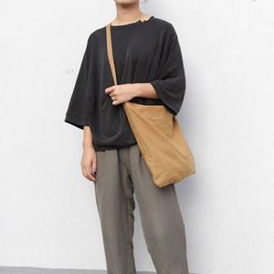 Nouveau style tendance, sac fourre-tout en toile personnalisé pour femmes, grand format, avec bandoulière, logo imprimé promotionnel, sac de shopping - Product Image 4