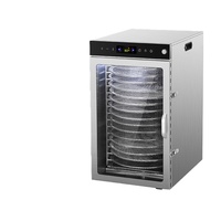 16 Laags Intelligente Automatische Fruitdroogmachine Thuis Commercieel Touchscreen Roterend Fruit Groenten Vlees Voedsel