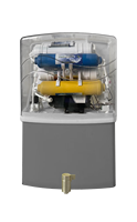 Système de filtration d'eau sous évier par osmose inverse, 5 étapes de filtration, auto-nettoyant, auto-vidange, 75 GPD, usage domestique
