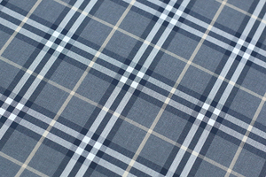 Tissu pour chemises en bambou, polyester et élasthanne, à chevrons, fil teint 50S, infroissable, pour chemises décontractées élégantes pour hommes - Product Image 2