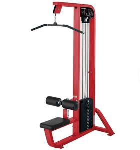 Commercial Pin Loaded Lat Pulldown Selectorized Steel Cable <b>Machine</b> Dual Back Chest Trainer Gym Equipment - Product Image 3