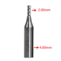 Fraise de 2,0 mm (diamètre 4 mm) pour machine à découper les clés CNC 2M2 TANK 2 Pro TANK II Pro