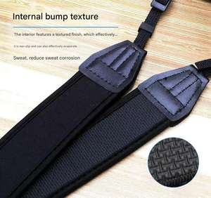 Sangle d'<span class=keywords><strong>appareil</strong></span> <span class=keywords><strong>photo</strong></span> rembourrée de haute qualité, épaisse et lourde, à dégagement rapide, réglable pour DSLR GoPro Insta360, durable pour les débutants - Product Image 5