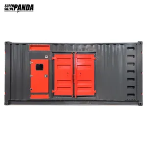 Recipiente para gerador diesel 150kw 200kva 240kva 500kw 650kw 800kw 1500kw gerador diesel refrigerador preço do recipiente