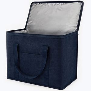 Sac isotherme grande capacité, étanche, en PEVA, sac de courses, sac isotherme Oxford, garde au chaud et au froid pour les voyages et les pique-niques - Product Image 1