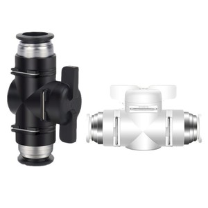 Chen Chi Manual Valve Buc 4 6 8 10 12 14 16mm Pneumatic <b>Quick</b> Connect Air Hose <b>Connector</b> Switch Air Circuit - Product Image 1