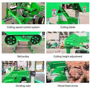 Scie à ruban portable Aserradero De Sierra De Cinta Portatil Serraria De Serra De Banda Portatil - Product Image 2