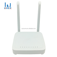 Modem Fiber Optik FTTH GPON Router WiFi Nirkabel yang Mendukung TR069/ACS, menggunakan Xpon EPON ONU H3-2S 4GE+Tel+2.4G/5G AC WiFi.