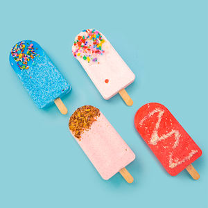 Bombas <span class=keywords><strong>de</strong></span> <span class=keywords><strong>Baño</strong></span> Veganas Caseras con Aceites Esenciales, con Forma <span class=keywords><strong>de</strong></span> Pastel <span class=keywords><strong>de</strong></span> Helado para Niños, Hechas a Mano, Coloridas, 100g, Ingredientes 100% Naturales, con Burbujas - Product Image 3