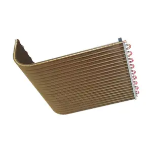 Factory Customization Copper Condenser Aluminum Fin Copper Tube Coil L Type Condenser