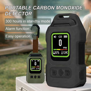 Moniteur de qualité de l'air intelligent 4 en 1, <span class=keywords><strong>détecteur</strong></span> de CO et de CO2 avec alarme sonore et visuelle de température/humidité pour le <span class=keywords><strong>camping</strong></span>, l'hôtel, les voyages, la tente, la voiture, le <span class=keywords><strong>camping</strong></span>-<span class=keywords><strong>car</strong></span> - Product Image 2