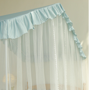 Tienda de campaña plegable para cuna con dosel, red de seguridad para mantener al bebé dentro y fuera, mosquitera para acampar para cuna de niños - Product Image 6