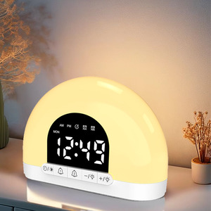 Neuer Elektrischer Smart-Wecker mit LED-Licht und LUMINOVA Sonnenaufgang-Simulation für Kinder & Erwachsene, Geeignet für Wohnzimmer & Büro - Product Image 1