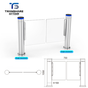 An ninh cao Tự động thiết lập lại nhanh chóng làn đường swing rào <span class=keywords><strong>c</strong></span>ản trong nhà hình trụ Tố<span class=keywords><strong>c</strong></span> độ <span class=keywords><strong>c</strong></span>ửa quay cho <span class=keywords><strong>c</strong></span>ông ty - Product Image 3