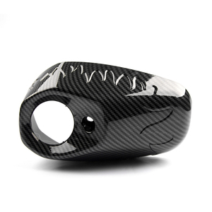 Para yamha XMax 300 2023 fibra de carbono <span class=keywords><strong>transferencia</strong></span> de agua impresión otras partes del cuerpo cubierta de escape de motocicleta caja de plástico duro - Product Image 3