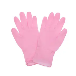 Pure Nitrile Hotel Kitchen Cleaning Tattoo Food Service Industrial Pink Beauty Salon Spa Manicure Nail Art Nitrile Glove Gloves