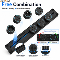 Prise de courant pour lampe à induction EU/FR/Russie/Israël/Italie, adaptateur électrique amovible pour bureau, prise universelle USB UK, fabriqué en Chine