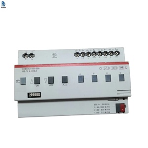 6197/13-101-50 KNX Actionneur de gradation universel 1 canal 50W 230V Montage sur rail DIN Aluminium AC pour automatisation de bâtiments et éclairage intelligent - Product Image 1