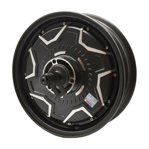 Qsmotor 12 "v7 3000w אולם כפול 40h משופר ברשוך דיסק בלם מנוע ie4 יעילות ip55 אופניים חשמליים עמיד למים - Product Image 3