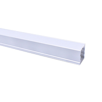 Profilé LED en aluminium de forme personnalisée, canal lumineux linéaire encastré au plafond, éclairage décoratif, service de découpe disponible
