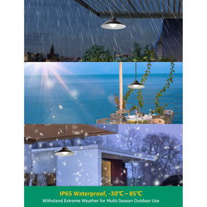 Aigostar 50W 500LM parete solare all'aperto IP65 lampada solare telecomando 500LM sensore di movimento luce per illuminazione giardino - Product Image 5