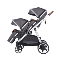 Nouvelle poussette double portable multifonction classique tendance et populaire pour frères et sœurs