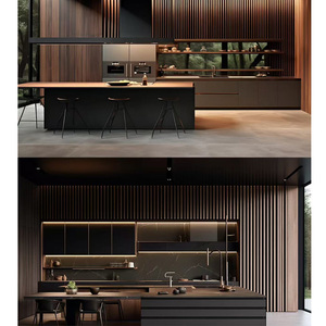¿Cuánto <span class=keywords><strong>cuesta</strong></span> un gabinete de cocina en China? Gran oferta Gabinete de cocina gris con diseño 3D personalizado gratis - Product Image 6