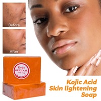 Savon Acide Kojique Biologique Naturel de Gros d'Usine Éclaircissant Hydratant au Kojic